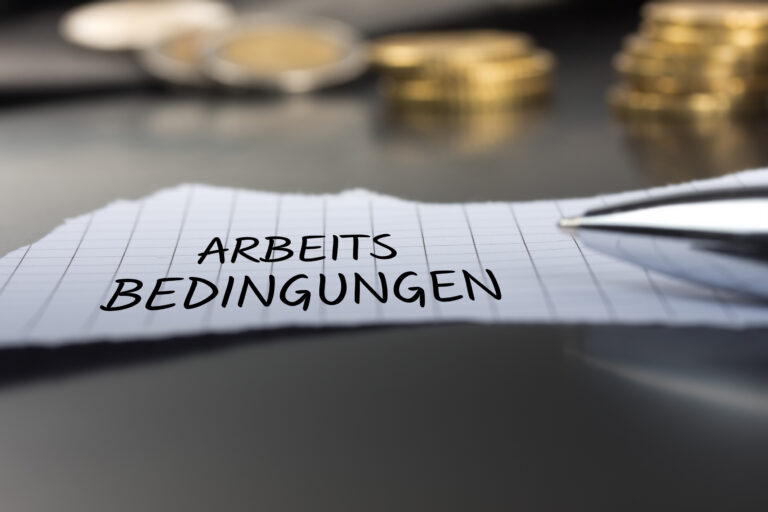 Arbeitsbedingungen-Mobile